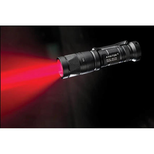 SureFire Aviator Red Flashlight - Dual White And Red LEDs For Versatile Tactical Illumination by SureFire