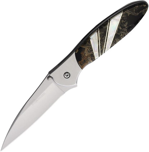 Santa Fe Stoneworks Kershaw Leek Framelock Blk SFSW09 JS66CONV by Santa Fe Stoneworks
