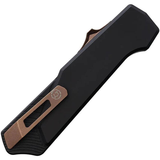 Southern Grind Auto Arachnid OTF - Automatic Opening Knife With S35VN Blade And Midnight Bronze Finish by Southern Grind