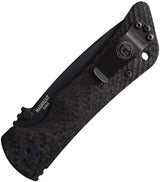 Southern Grind Spider Monkey Linerlock CF - MagnaCut Blade Black Oxide Finish, 3.25in Drop Point, Carbon Fiber Handle by Southern Grind