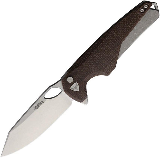 Southern Grind Hornet Button Lock Micarta SG13400025 by Southern Grind