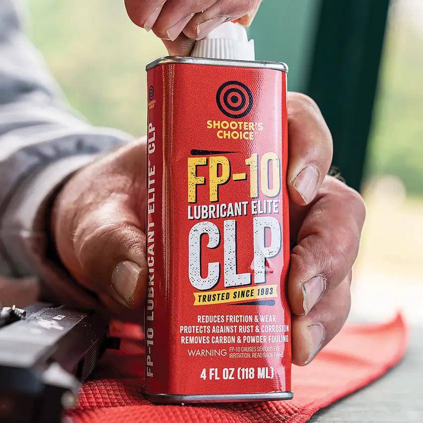Shooter's Choice FP-10 CLP Lubricant 4oz - Reduces Friction And Wear, Protects Against Rust And Corrosion by Shooters Choice