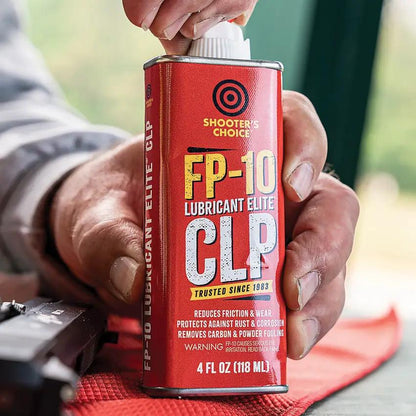 Shooter's Choice FP-10 CLP Lubricant 4oz - Reduces Friction And Wear, Protects Against Rust And Corrosion by Shooters Choice