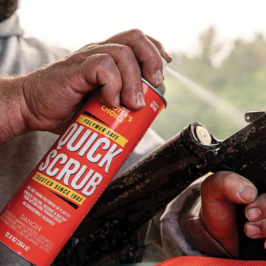 Shooters Choice Quick Scrub 12.5oz Aerosol - Dissolves Residue And Powder Build Up Without Disassembly by Shooters Choice