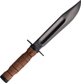 J. Adams Sheffield England Israeli Commando Knife - Carbon Steel Blade Leather Wrapped Handle by J. Adams Sheffield England
