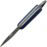 Shed Knives Skur Atlantic Blue - 3.17in 154CM Drop Point Blade G10 Handle Kydex Sheath by Shed Knives