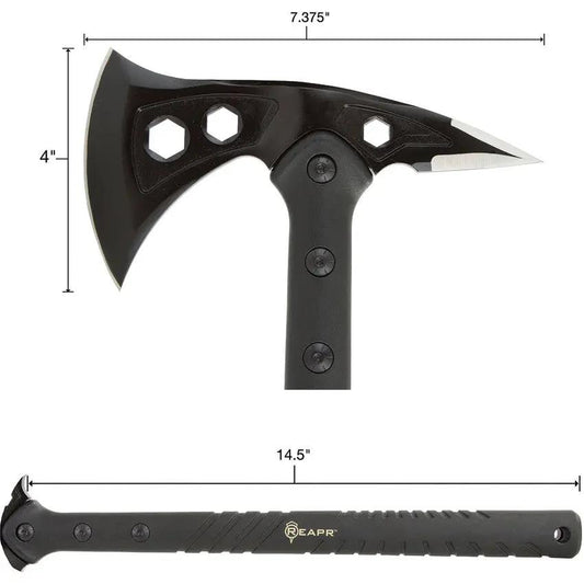 Reapr Tac Hawk Tomahawk 11000 Compact All Purpose Tactical Axe For Outdoor Enthusiasts by Reapr