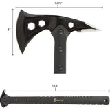 Reapr Tac Hawk Tomahawk 11000 Compact All Purpose Tactical Axe For Outdoor Enthusiasts by Reapr