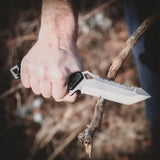Reapr Javelin Fixed Blade Knife 5.5 Inch Matte Finish Tanto with Full Tang for Outdoor Enthusiasts and Professionals by Reapr