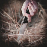 Reapr Javelin Fixed Blade Knife 5.5 Inch Matte Finish Tanto with Full Tang for Outdoor Enthusiasts and Professionals by Reapr