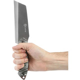 Reapr Jamr Fixed Blade Knife For Campers And Hikers 11 Inch Overall 6 Inch Cleaver Blade Chopping Performance by Reapr