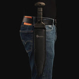 Reapr Legion Sword 11019 Outdoor Tactical Blade 13in Partially Serrated 20in Overall Black Stonewash Finish by Reapr
