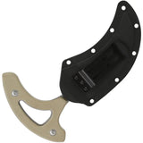 Reapr Tac Talon Fixed Blade Knife For EDC And Outdoors Compact Full Tang With Curved Satin Blade And Green G10 by Reapr