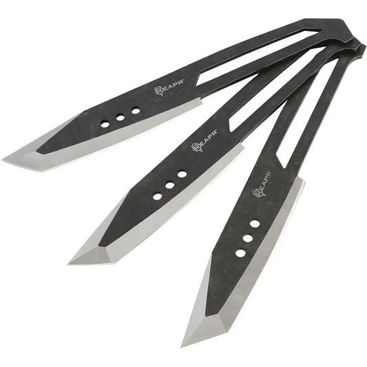 Reapr Chuk Knives 3 Piece Throwing Knife Set With Balanced Geometry And 420 Stainless Steel For Enthusiasts by Reapr