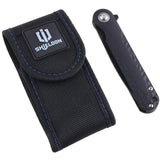 Shieldon Empoleon Linerlock 9049G1B - 4.5 Inch Closed, 3.5 Inch Black Titanium D2 Blade, G10 Handle by Shieldon