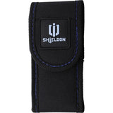 Shieldon Hierophant Linerlock MS01A - Durable 154CM Satin Drop Point Knife With Blue Gray G10 Handle by Shieldon