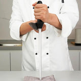 Sharpal Diamond Sharpening Rod 110R 12 Inch Monocrystalline Diamond Rod 1200 Grit Built In 20 Degree Guides by Sharpal