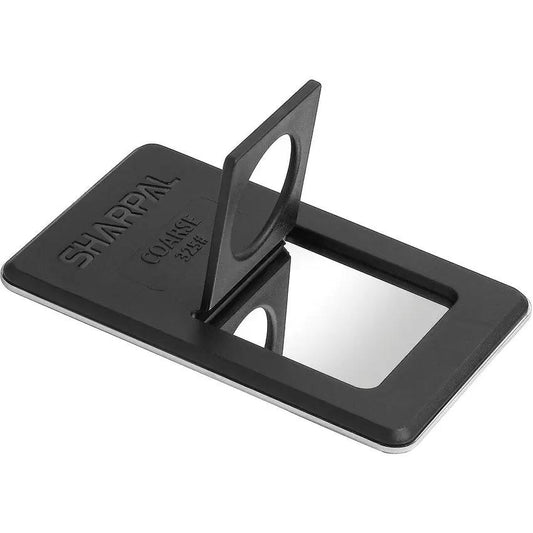 Sharpal Credit Card Diamond Stone Set 116N - Portable Multi-Grit Sharpening Kit With Ring Grip And Signaling Mirror by Sharpal