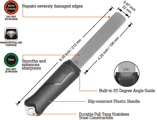 Sharpal Dual-Grit Diamond Sharpener 120N by Sharpal