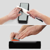 Sharpal Dual-Grit Diamond Whetstone 162N - MirrorFlat Surface for Even Contact With Knives, Coarse and Fine Grits by Sharpal