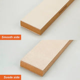 Sharpal Double Sided Leather Strop 205H Cowhide Surface With Smooth And Suede Sides - Buffing Compound And Angle Guide by Sharpal