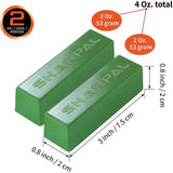 Sharpal Buffing Compound Green 2oz Set Of Two - Green Polishing Compound For Metal Surfaces by Sharpal