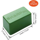 Sharpal Buffing Compound Green 8oz 209H - High Gloss Finish for Metal Polishing Applications by Sharpal