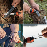 Sharpal Transforod Field Sharpener 210N Portable Adjustable 15 To 30 Degree Angle Diamond Rods Ceramic Rods Strops Wrench by Sharpal