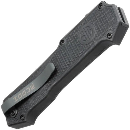SIG Auto Compound OTF 36032 - 3.5 Inch CPM S30V Clip Point Blade With Gray PVD Coated Finish And Ambidextrous Deployment by SIG