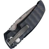 Sig Auto EX-A01 Button Lock Gray Automatic Knife - 154CM Drop Point Blade Cerakote Gray Finish G10 Handle by Sig