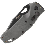 Sig Auto K320A Button Lock - Automatic Opening Knife With S30V Tanto Blade And Gray Polymer Handle by Sig