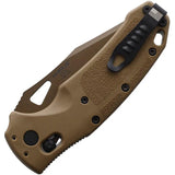 Sig K320 Able Lock 36363 - Coyote Tan PVD Coated CPM S30V Partially Serrated Tanto Folding Knife by Sig