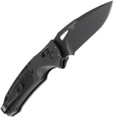 Sig Nitron Able Lock DP 36370 - CPM S30V Drop Point Knife With Black Textured Handle And Pocket Clip by Sig