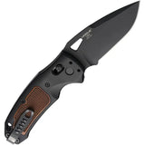 Sig K320 Able Lock - 3.5 Inch CPM S30V Black Cerakote Blade With Walnut Inlay Handle by Sig