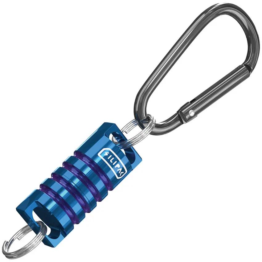 SILIPAC Mag-Beads Stainless SS-MB-BL - Blue PVD Coated Stainless Construction With Carabiner, Boxed by SILIPAC
