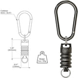 Silipac Mag Beads Stainless Steel SW - Stonewash Finish With Carabiner And Boxed by SILIPAC