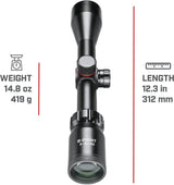 Simmons 8 Point 3-9x40mm Scope - Truplex Reticle, Coated Optics, Fogproof and Waterproof by Simmons