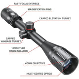 Simmons 8 Point 4-12x40mm Scope - Truplex Reticle Waterproof Shockproof 1in Tube by Simmons