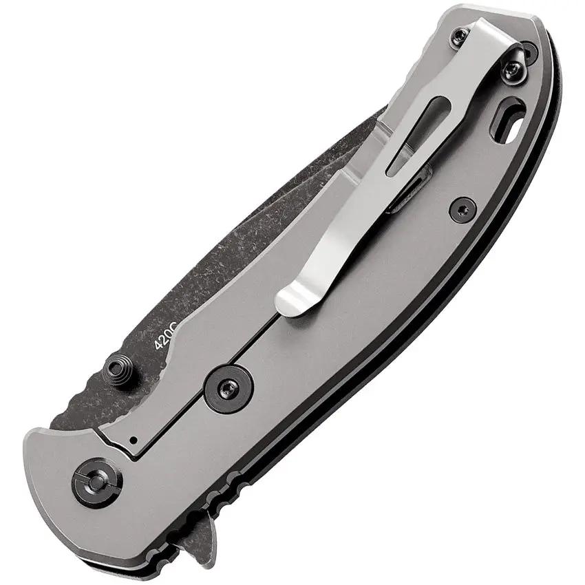 SKIF Knives Sturdy Framelock BSW Black 420SEB - Durable 9Cr18MoV Blade With Black G10 Handle And Extended Tang by SKIF Knives