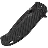 SKIF Knives Sturdy Framelock BSW Black 420SEB - Durable 9Cr18MoV Blade With Black G10 Handle And Extended Tang by SKIF Knives