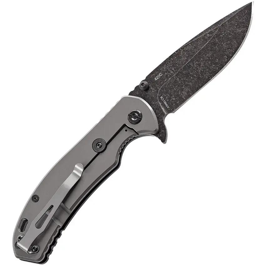 SKIF Knives Sturdy Framelock BSW Black 420SEB - Durable 9Cr18MoV Blade With Black G10 Handle And Extended Tang by SKIF Knives