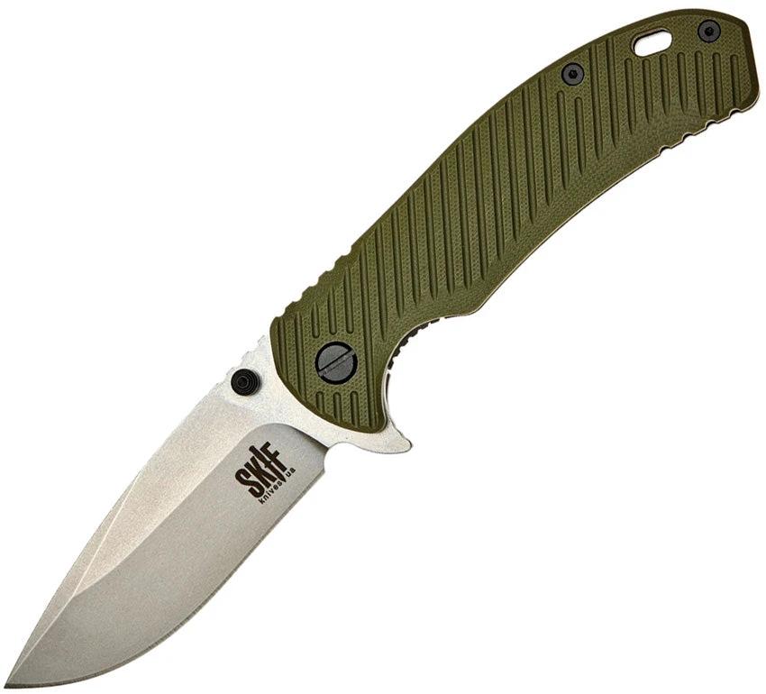 SKIF Knives Sturdy Framelock SW Olive 420SEG by SKIF Knives