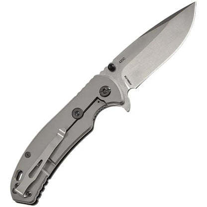 SKIF Knives Sturdy Framelock SW Black 9Cr18MoV Stainless Blade - Durable Everyday Carry Knife With Stonewash Finish by SKIF Knives