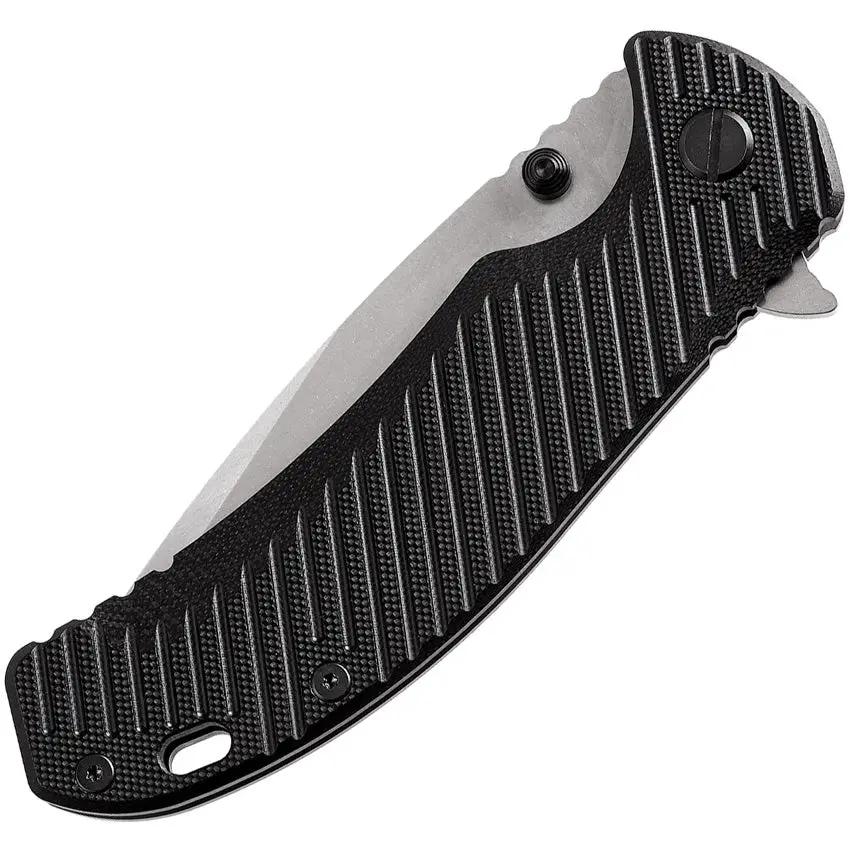 SKIF Knives Sturdy Framelock SW Black 9Cr18MoV Stainless Blade - Durable Everyday Carry Knife With Stonewash Finish by SKIF Knives
