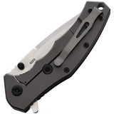SKIF Knives Griffin Framelock SW Olive 422SEG - Stonewashed 9Cr18MoV Blade with Olive G10 Handle by SKIF Knives