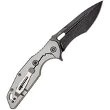 SKIF Knives Defender Framelock BSW Olive 423SEBG - 3.75 Inch Blade, 9Cr18MoV Steel, OD Green G10 Handle by SKIF Knives