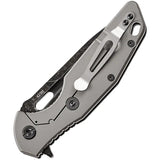 SKIF Knives Defender Framelock - Black Stonewashed Blade In 9Cr18MoV Steel With G10 Handle by SKIF Knives