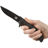 SKIF Knives Urbanite Framelock BSW Black 9Cr18MoV - Durable G10 Handle Extended Tang by SKIF Knives