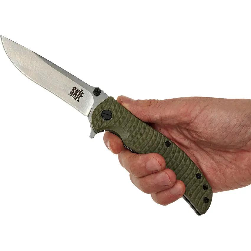 SKIF Knives Urbanite Framelock SW Olive 425SEG by SKIF Knives