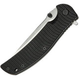 SKIF Knives Urbanite Framelock SW Black 425SE - 9Cr18MoV Blade, Textured G10 Handle, Extended Tang by SKIF Knives